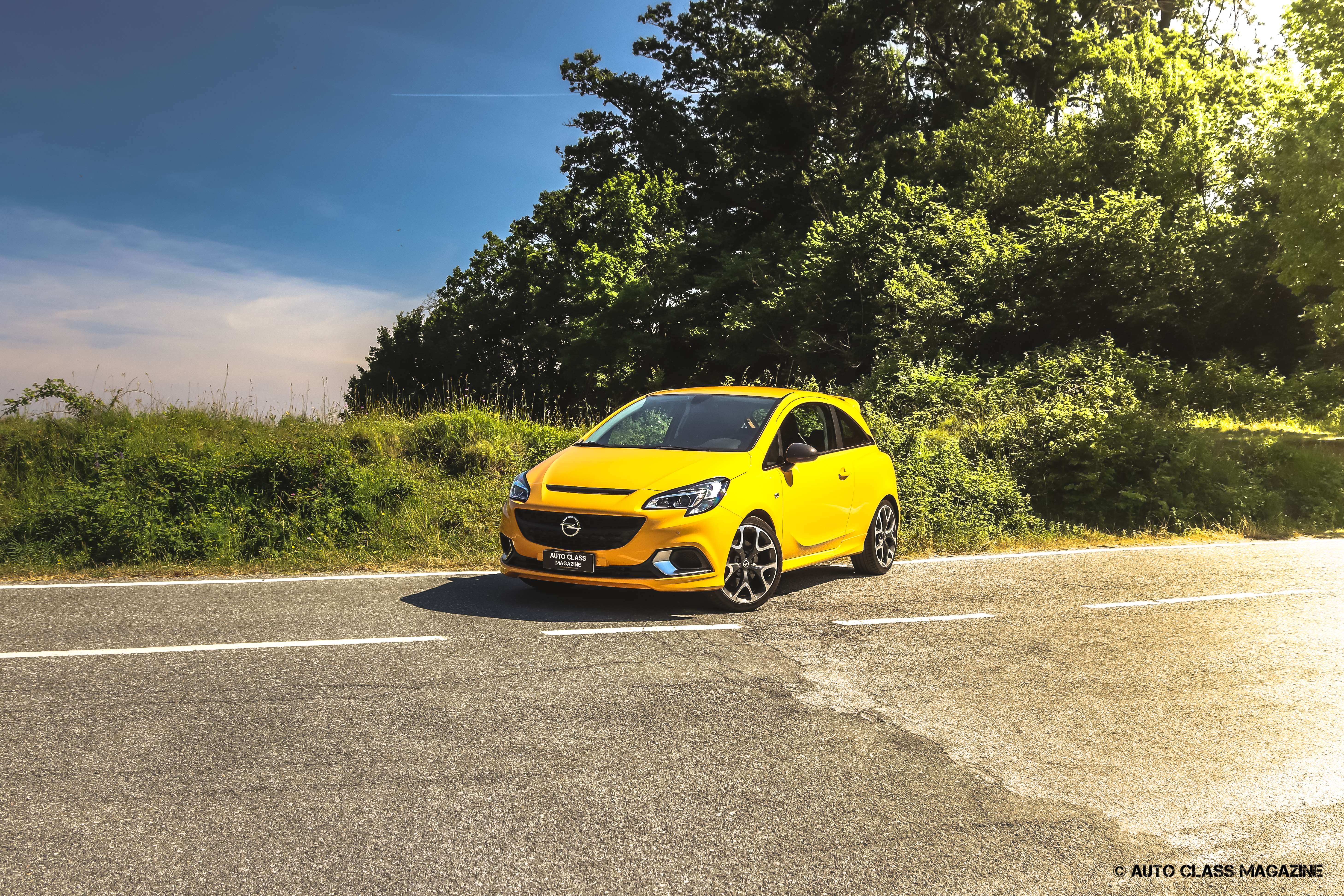 New Yellow Opel Corsa editorial stock image. Image of opel - 120514864